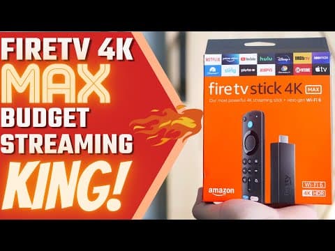 Amazon Firestick TV 4K Max, The King of Budget Streaming Devices 🔥